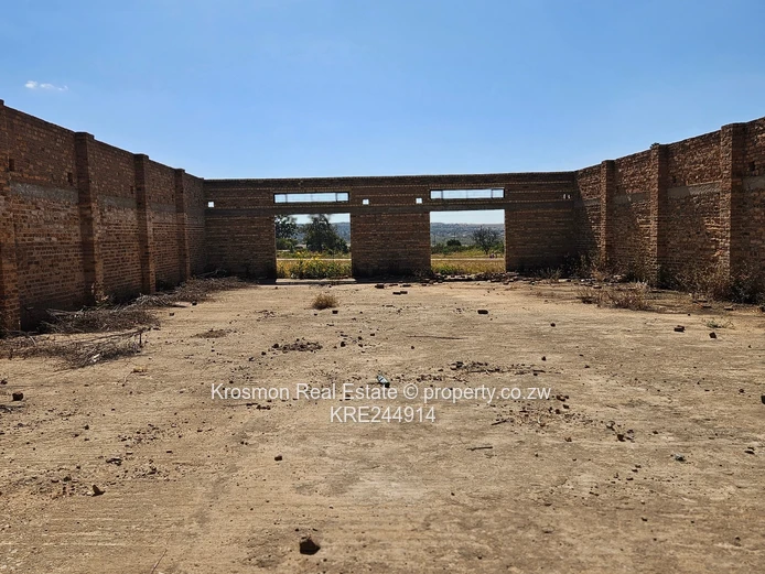 Unfinished Brick Retail Shell on mutare harare  Road — 650m²
