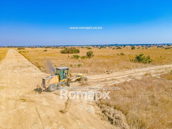 Aerial 300m² Nyabira Stand — Tarred & Gravel Roads