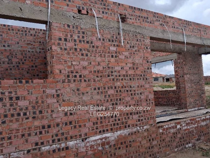4-Bed Shell Home — Space for En-suite, 24hr Security in Ruwa (Sole Mandate)