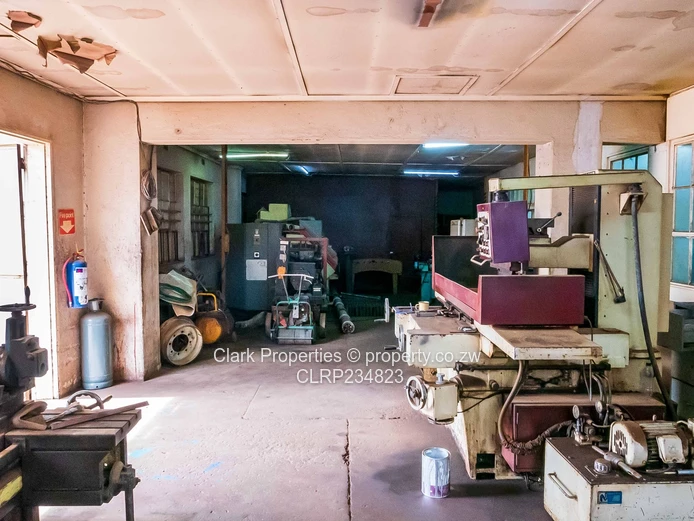 Multiple warehouses on a large piece of land 