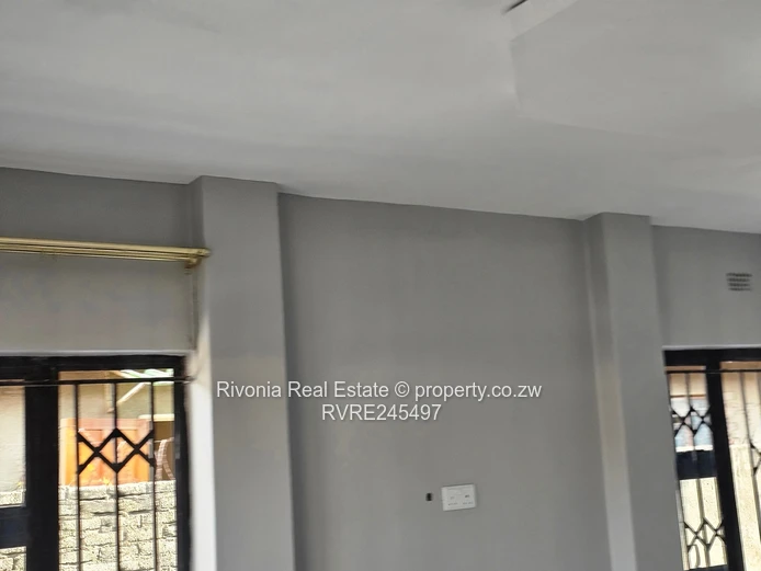 Budiriro 2BR/2BA  — Fresh Grey Interior & Secure main  Grills with 2 wings  