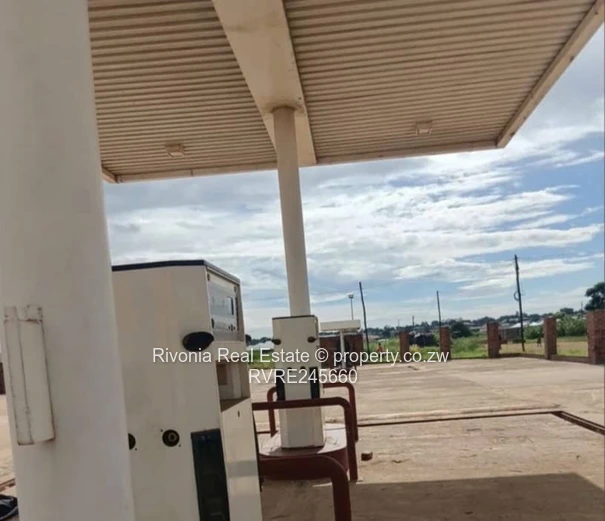 Service station with shops 