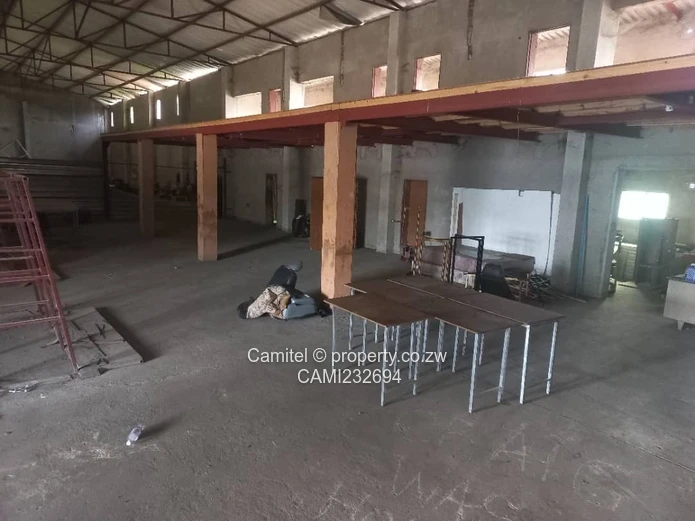  Samon Mazorodze just before Zindoga:Warehouse — Paved Yard, Offices, Borehole (Sole Mandate)