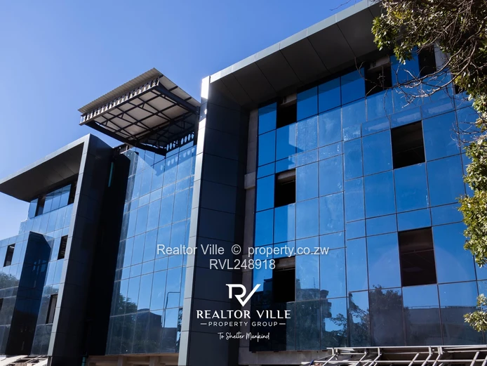 30m² Glass-Front Office to Rent in Harare CBD — Borehole
