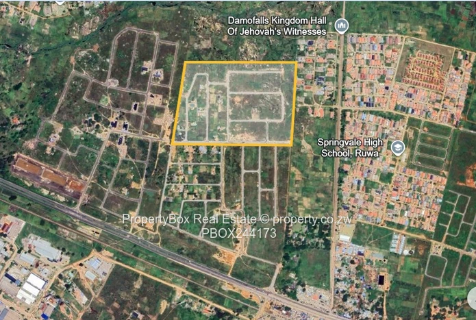 Taona Park, Ruwa stand for sale! 