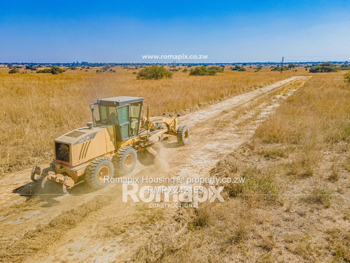 Aerial 300m² Nyabira Stand — Tarred & Gravel Roads