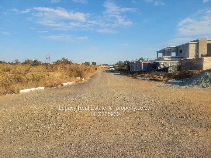 Waterfalls prospect serviced stands with Tarred Roads,Sewer Line and ZESA.