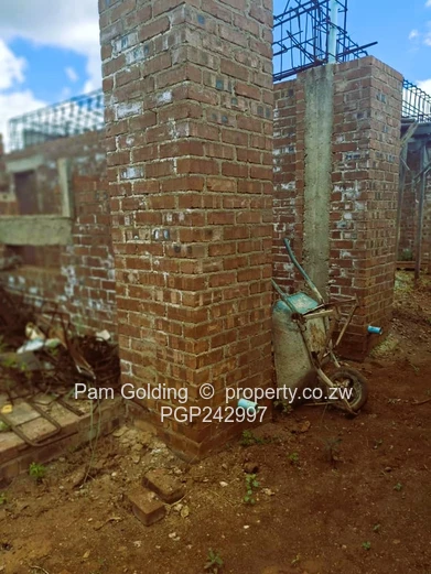 Stand with Partially built 3 Bed House