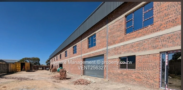 Newly built warehouse bays