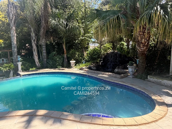 Borrowdale Brooke inside the boom 4-Bed Home with Pool, Covered Patio & Borehole (Sole Mandate)