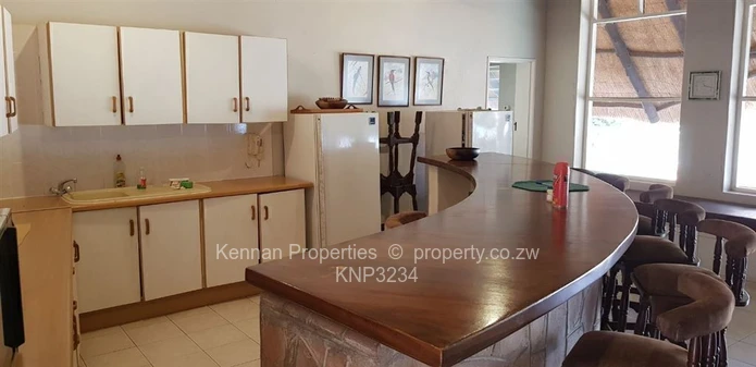 Kingfisher Lodge - Thatched lodge at Msuna Island in Victoria Falls