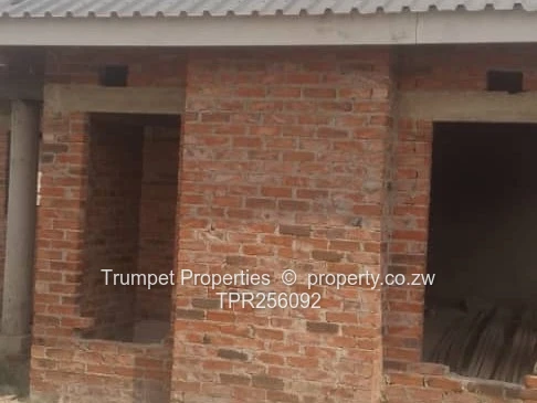 Unfinished 4BR Brick Home with Verandah in Budiriro, title deeds
