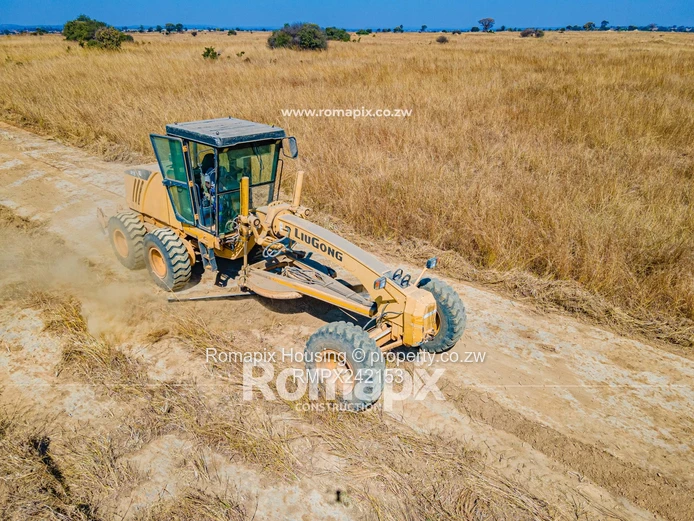 Aerial 300m² Nyabira Stand — Tarred & Gravel Roads