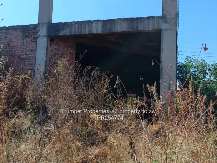 3200m² Southerton Industrial Plot — Partially Built Concrete Shell