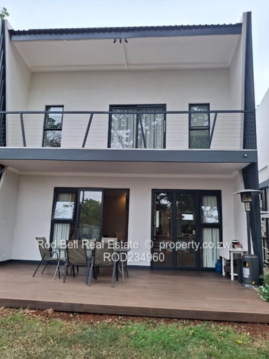 Chisipite 2-Bed Townhouse — Pool, Garden & Balcony