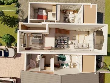3 Bedroom Garden Flat