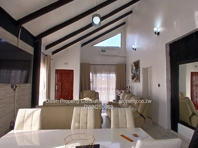 Fully Furnished 3-Bed with Vaulted Ceiling - Budiriro (Sole Mandate)