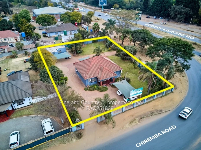 Prime Corner Commercial 1617m² on Chiremba & Robert Mugabe