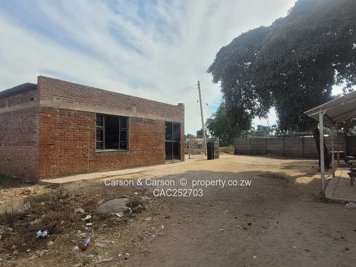 A single storey commercial building strategically lacated in the heart of Mabvuku