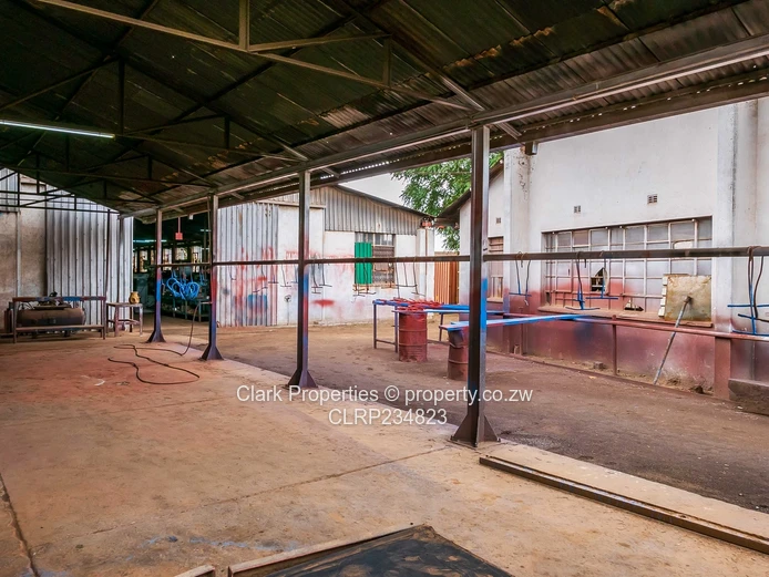 Multiple warehouses on a large piece of land 