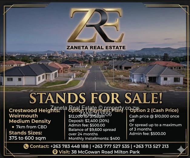 Mutare stand for sale
