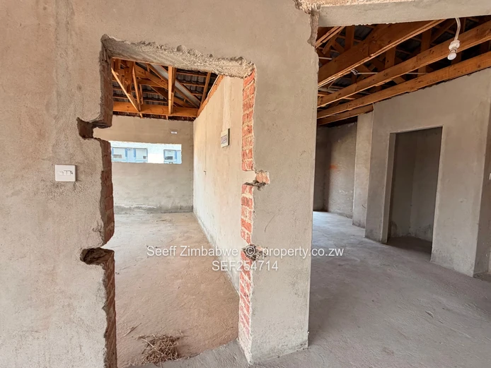 Spacious 4-Bed Unfinished Home on 400m² in Mabvazuva (Sole Mandate)
