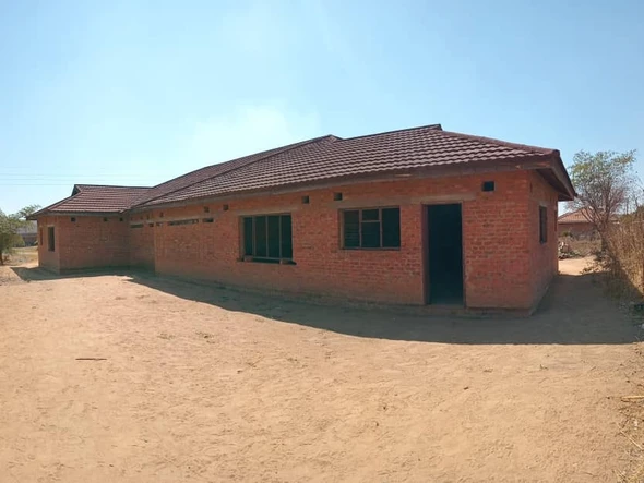 Charlotte Brooke semi-finished house. 