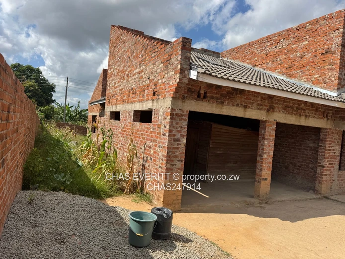 Zimre Park incomplete house with Title Deed for sale $75k 