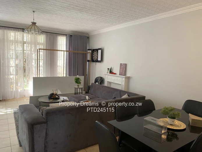 Harare CBD 2-Bed Garden Flat — Updated Kitchen & Borehole