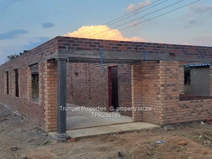 Unfinished 4-Bed Brick Shell on 300m² Stand — Southlea Park