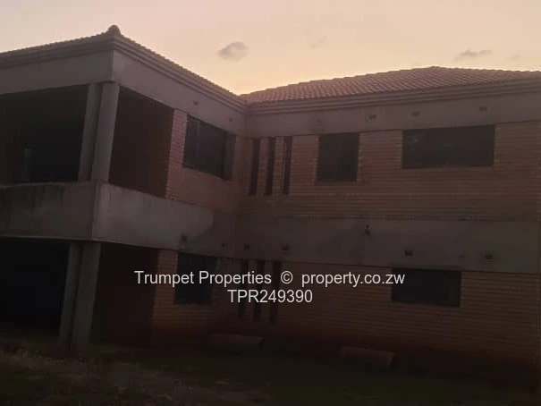 Unfinished 5-Bed Double-Storey in Borrowdale with Borehole (Sole Mandate)