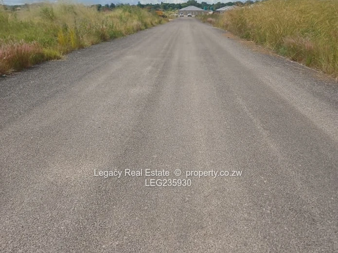 Waterfalls prospect serviced stands with Tarred Roads,Sewer Line and ZESA.