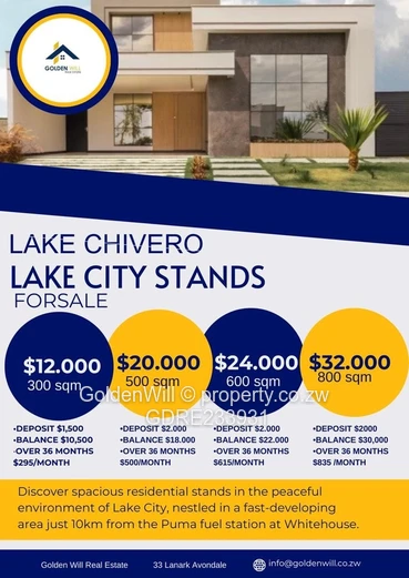 Lake city stands for Sale 
