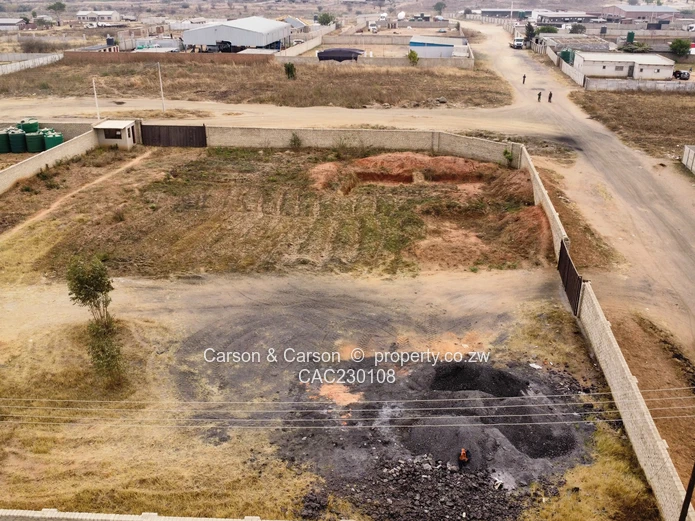 Walled 2568m² Stand on Gravel Road — Chitungwiza (Sole Mandate)