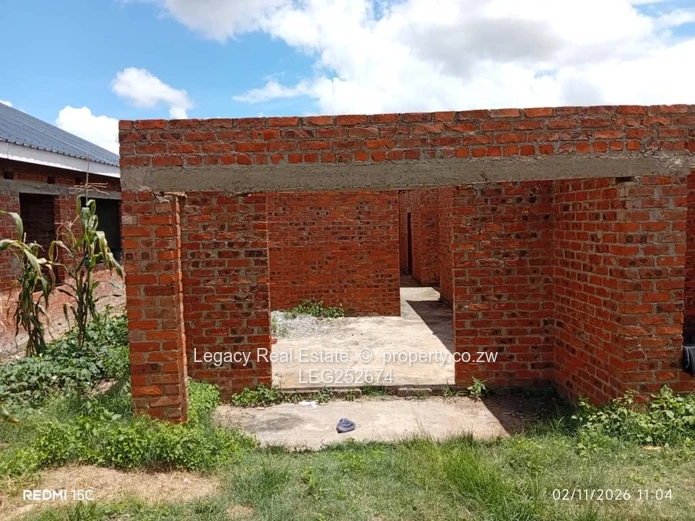 Dzivarasekwa 4-Bed Brick Shell with Verandah & Garage (Sole Mandate)