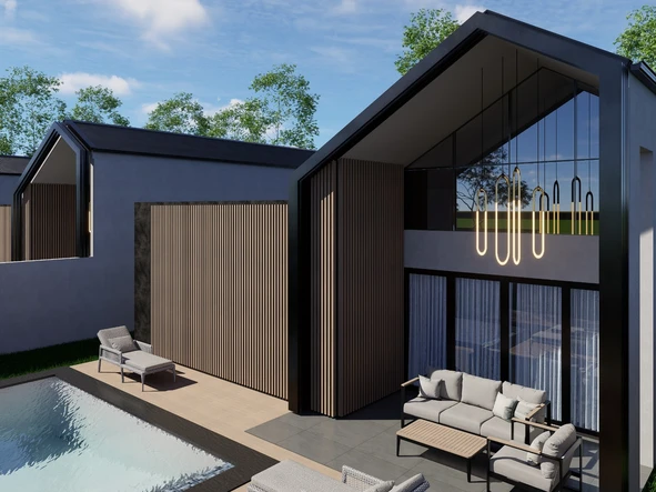 3 Unit Townhouse Complex