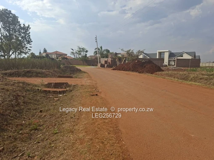 Spacious 2,300sqm Stand in Mt Pleasant Heights — Tarred Road , ZESA electricity line available
