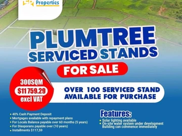 A Unique opportunity in the market (Plumtree Stands for Sale ) 