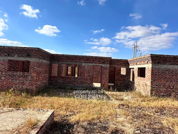 Unfinished 5-Bed Shell on 1,173m² in Rockview, Harare East