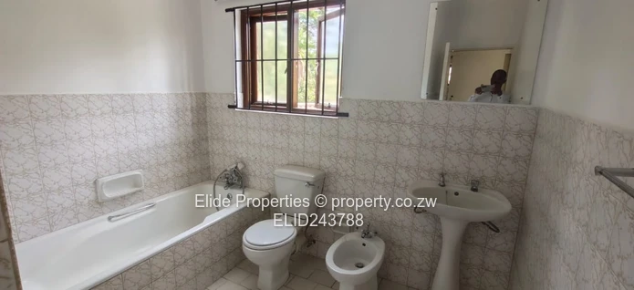 To let 3 Bedroomed Newlands Villa,  Harare.   (Sole Mandate)