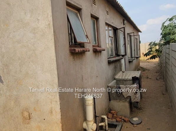 Budiriro Cabs House For Sale. 3 beds with bics (not complete). Toilet with shower. Skimmed inside