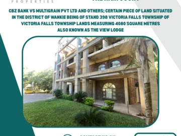 Sale Instructed By The Sheriff Of The High Court: Hotle Victoria Falls