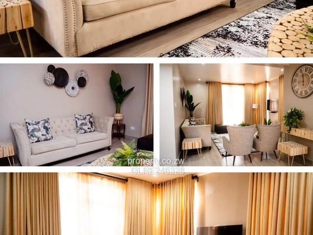 Furnished 3-Bed Modern Home with Balcony & Borehole in Highlands