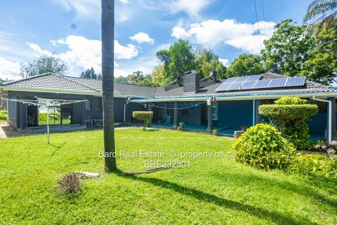 The Grange Harare North: 4-Bed on 4,612m² with Borehole (Sole Mandate)
