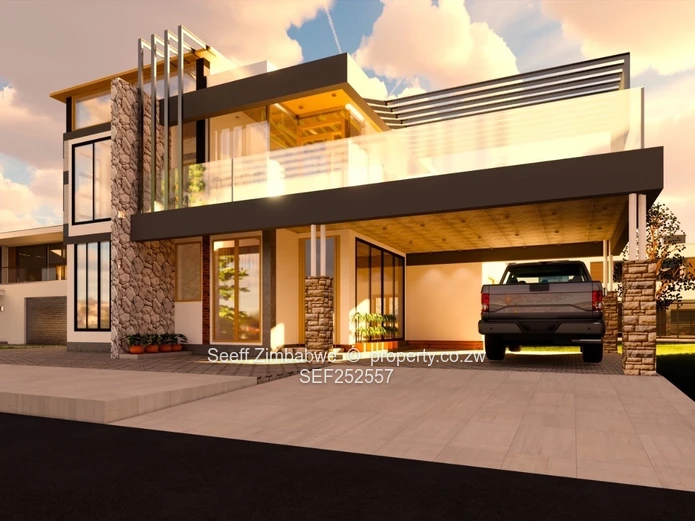 Brick-Finish Double-Storey 4-Bed Unit in Greendale with Borehole