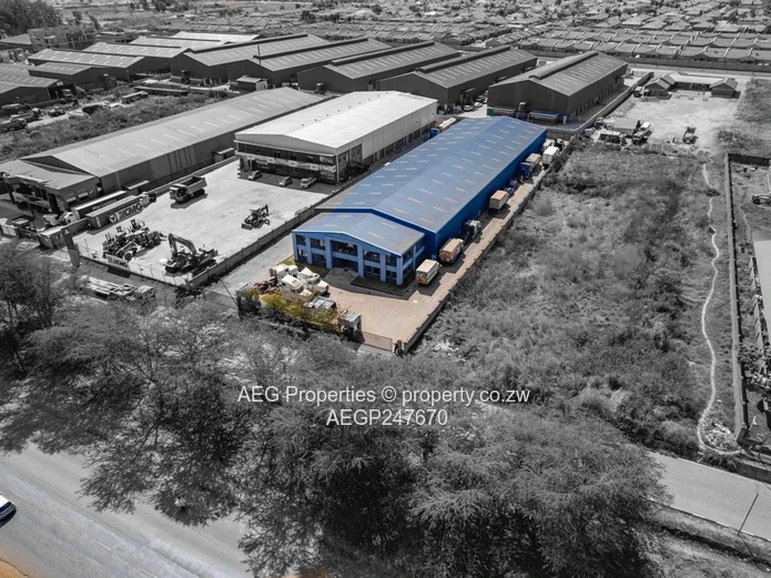 Madokero 2,400m² Warehouse/Factory — Two-storey offices, Borehole