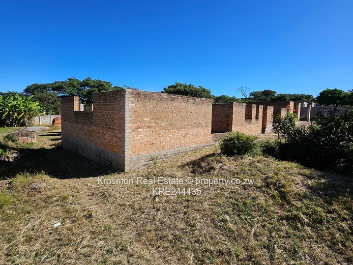 Partly Built 4-Bed Brick Shell on 2,075m² – Marondera