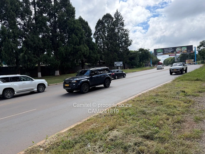 Located along Lomagandi with main road frontage,Deed Available and commercial use