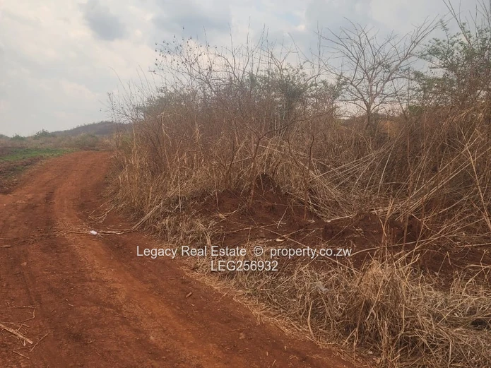 6358 m² Bindura Commercial Land — Red Soil, Gravel Road