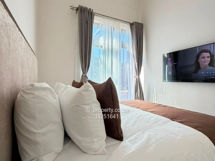 Borrowdale 2 bedroom fully furnished apartment to rent  (Sole Mandate)